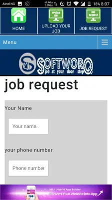 SOFTWORQ android App screenshot 2